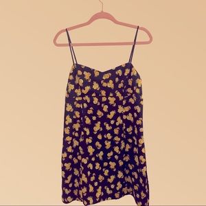 For love and lemons satin floral dress